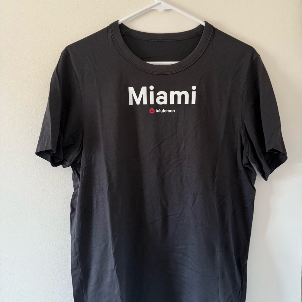 lululemon athletica Black Miami Men's Shirt